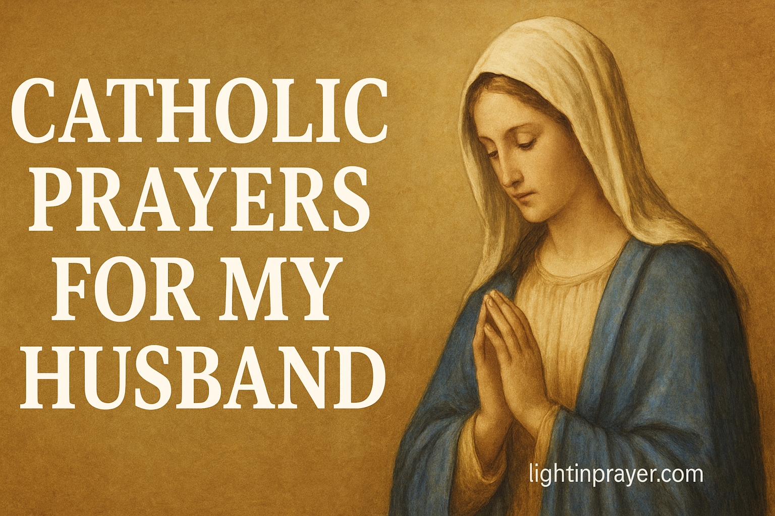 Catholic Prayers for My Husband